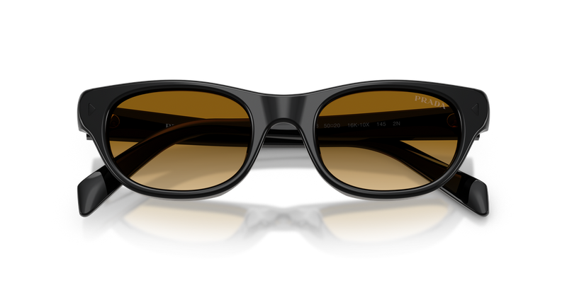 Prada PR C08S in Black / Yellow Gradient Light Brown (16K10X) - Alternate View