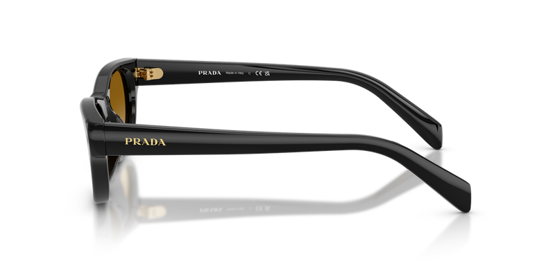 Prada PR C08S in Black / Yellow Gradient Light Brown (16K10X) - Alternate View