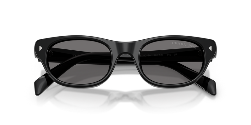 Prada PR C08S in Black / Dark Grey Polarized (16K90T) - Alternate View