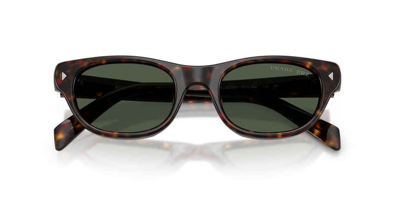 Prada PR C08S in Havana / Dark Grey Polarized (17N90V) - Alternate View