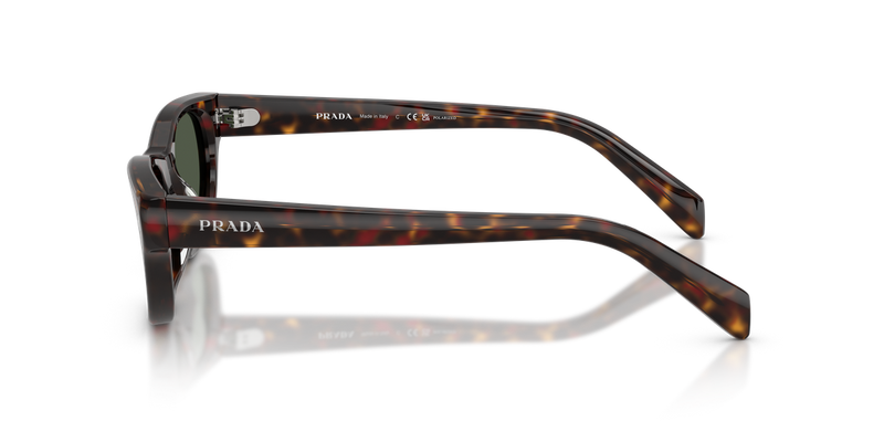 Prada PR C08S in Havana / Dark Grey Polarized (17N90V) - Alternate View