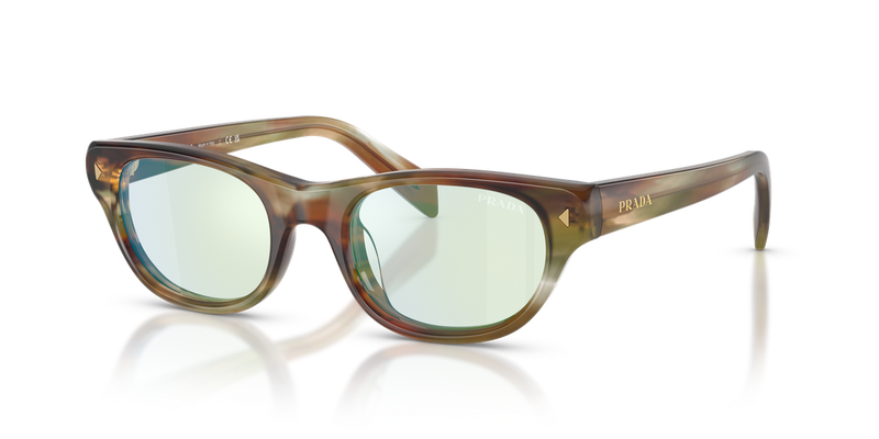 Prada PR C08S in Striped Fall / Champagne Flash Bio (27J20X) - Alternate View