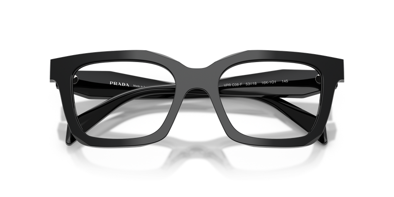 Prada PR C08VF in Black / Demo Lens (16K1O1) - Side View