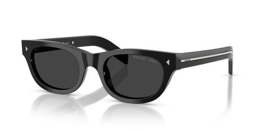 Prada PR C09SF - Black / Black Polarized (16K08G)