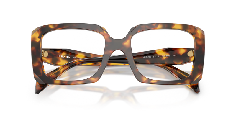 Prada PR C09V in Honey Tortoise / Demo Lens (14L1O1) - Side View