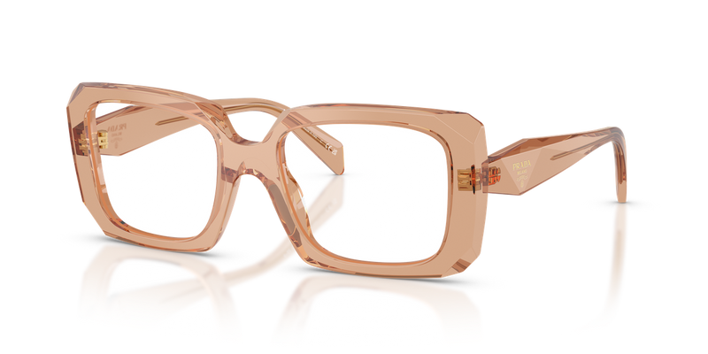 Prada PR C09V in Transparent Chocolate / Demo Lens (20H1O1) - Alternate View