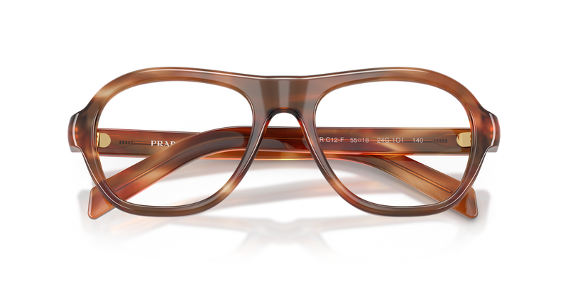 Prada PRC12VF in Striped Oak - Side View