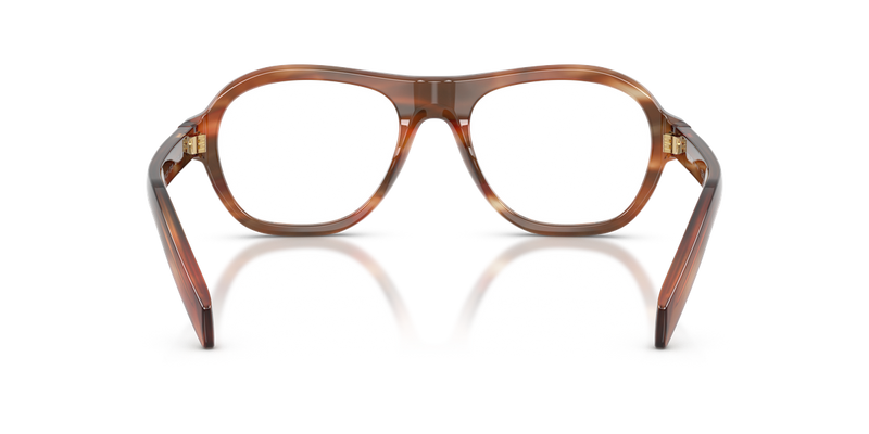 Prada PRC12VF in Striped Oak - Temple Detail