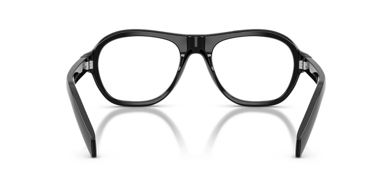 Prada PR C12V in Black / Demo Lens (16K1O1) - Temple Detail