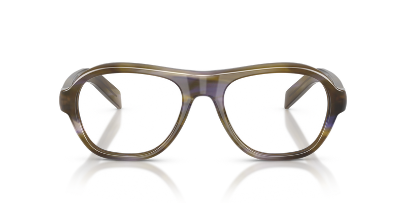 Prada PR C12V in Striped Lagoon / Demo Lens (23G1O1) - Alternate View