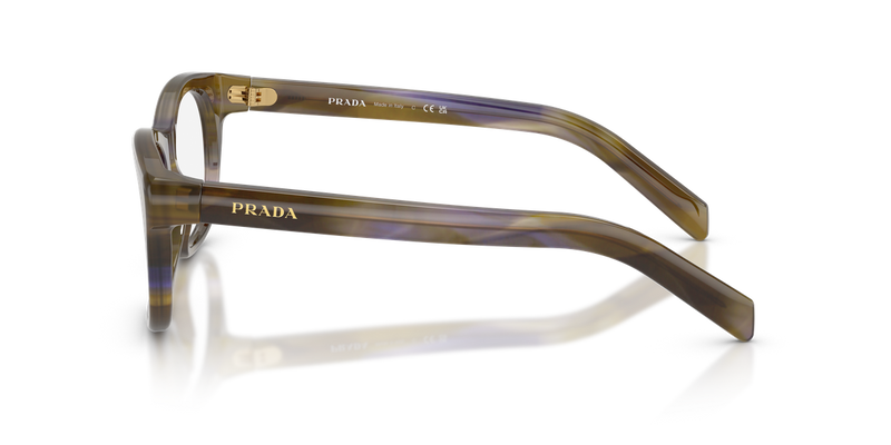 Prada PR C13V in Striped Lagoon / Demo Lens (23G1O1) - Alternate View