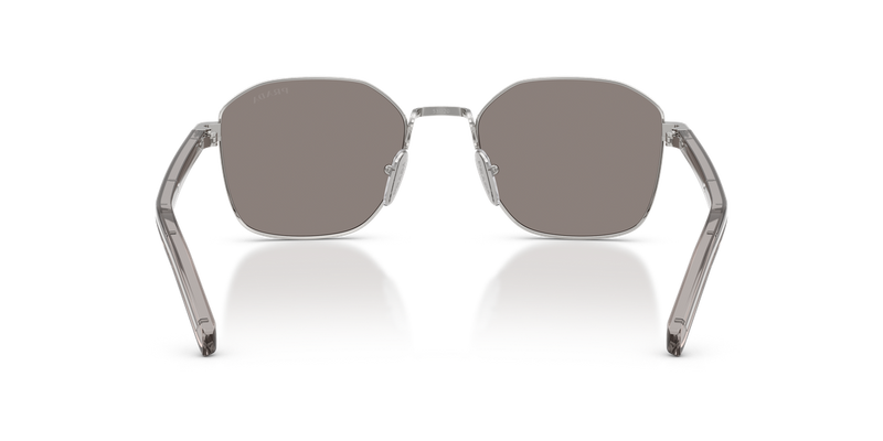 Prada PR C50S in Silver / Dark Grey (1BC80Q) - Temple Detail