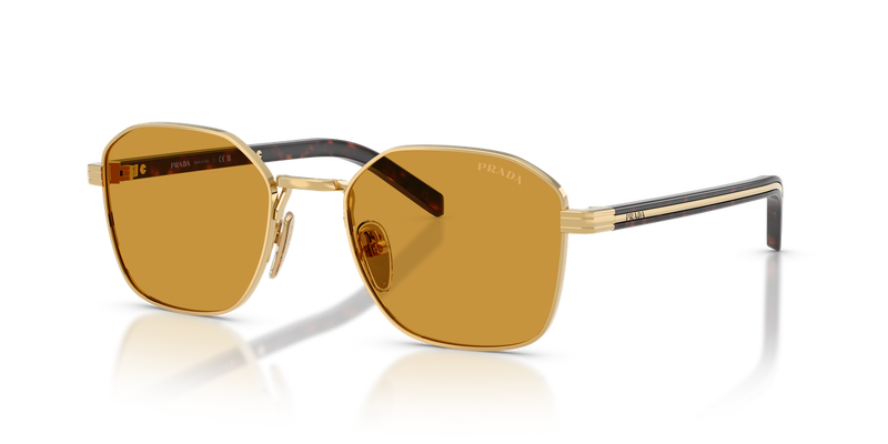 Prada PR C50S in Gold / Dark Honey (5AK50P) - Alternate View