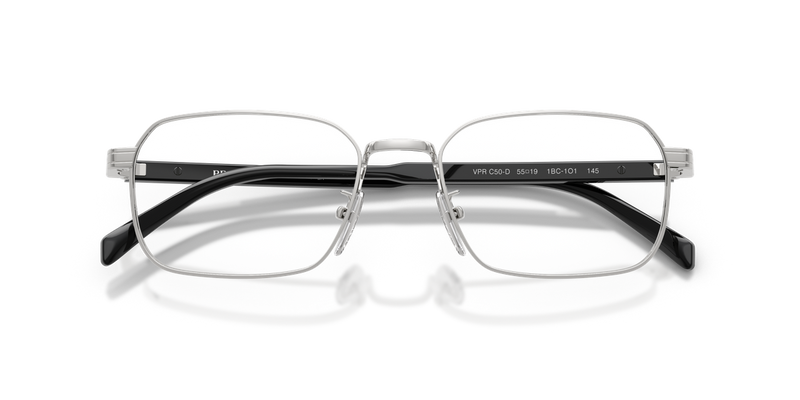 Prada PR C50VD in Silver / Demo Lens (1BC1O1) - Side View
