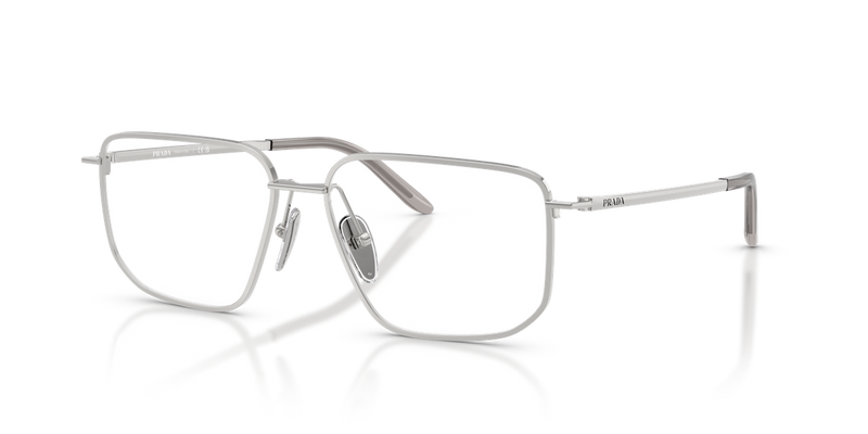 Prada PR C52V in Silver / Demo Lens (1BC1O1) - Front View