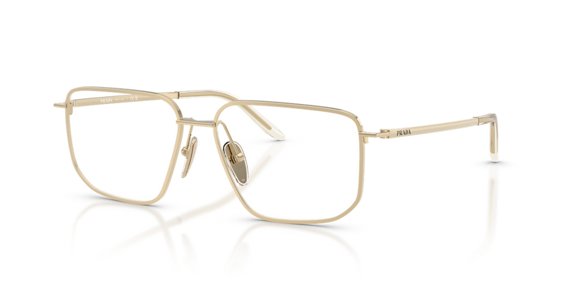 Prada PR C52V in Pale Gold / Demo Lens (ZVN1O1) - Alternate View
