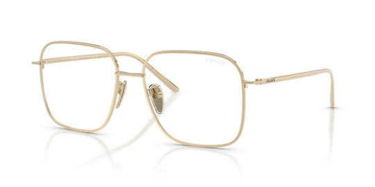 Prada PRC54SD - Pale Gold / Clear Blue-Violet Light Filter (ZVN10W)