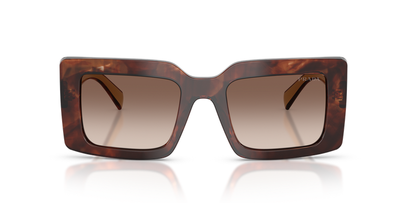 Prada PR D01SF in Caramel Tortoise / Brown Gradient (00K10S) - Alternate View