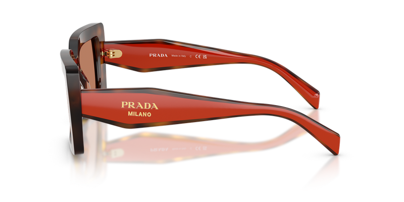Prada PR D01S in Juniper Tortoise/Cotto / Brown (01K90Q) - Alternate View