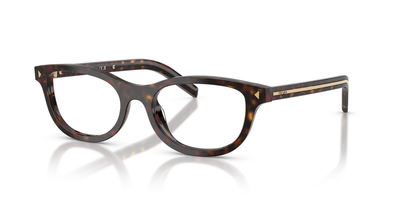 Prada PR D01VU in Root Havana / Demo Lens (17N1O1) - Alternate View