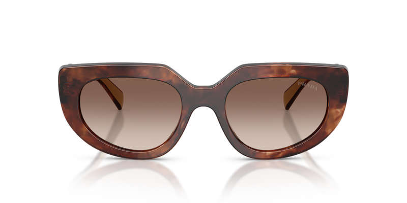 Prada PR D02S in Caramel Tortoise / Brown Gradient (00K10S) - Alternate View