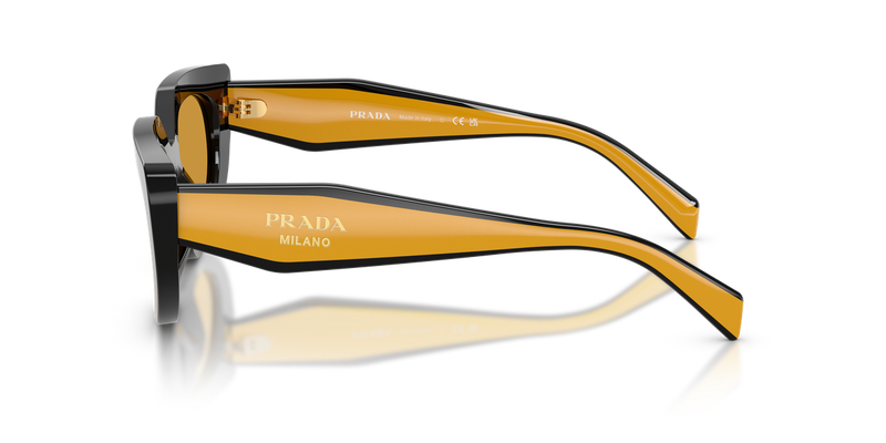 Prada PR D02S in Black / Dark Honey (02K50P) - Alternate View