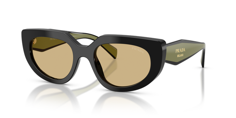Prada PR D02S in Black / Yellow (03K10R) - Alternate View