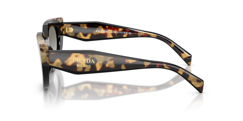 Prada PR D02S in Black/Medium Tortoise / Grey Gradient (0CD80L) - Alternate View