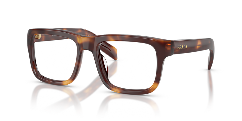 Prada PR D02VF in Havana / Demo Lens (15W1O1) - Front View