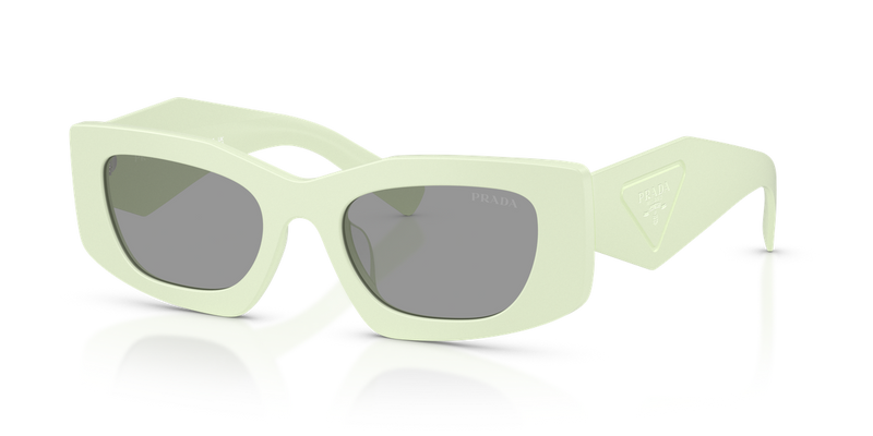 Prada PR D03SD in Matte Mint / Grey (05K50Q) - Front View
