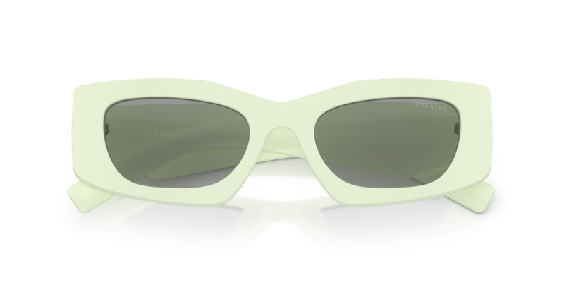 Prada PR D03SD in Matte Mint / Grey (05K50Q) - Side View