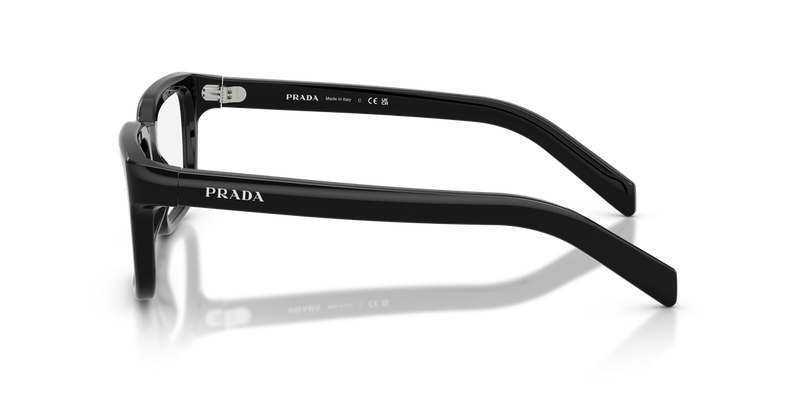 Prada PR D04VF in Black / Demo Lens (16K1O1) - Back View