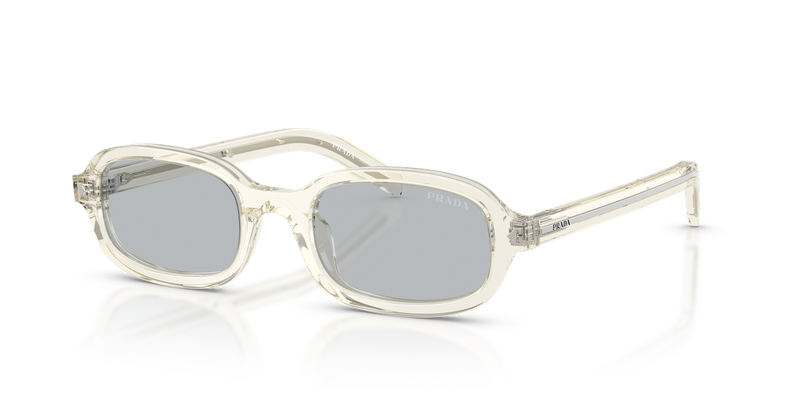 Prada PR D06S in Transparent Champagne / Light Grey (12X40W) - Front View