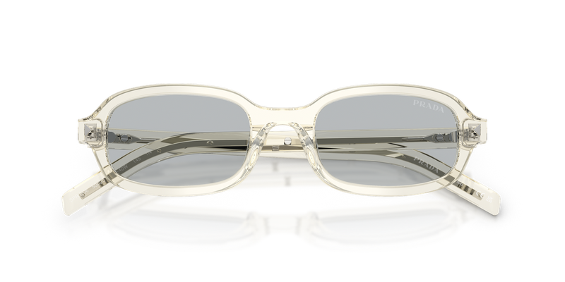Prada PR D06S in Transparent Champagne / Light Grey (12X40W) - Side View