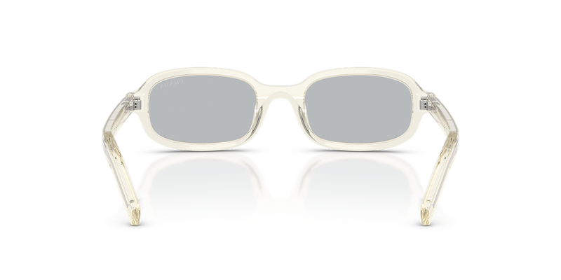 Prada PR D06S in Transparent Champagne / Light Grey (12X40W) - Temple Detail