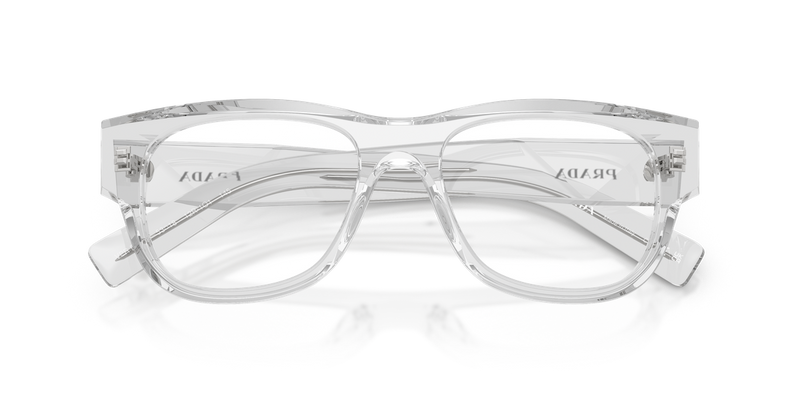 Prada PR D08VU in Transparent Crystal / Demo Lens (12R1O1) - Side View