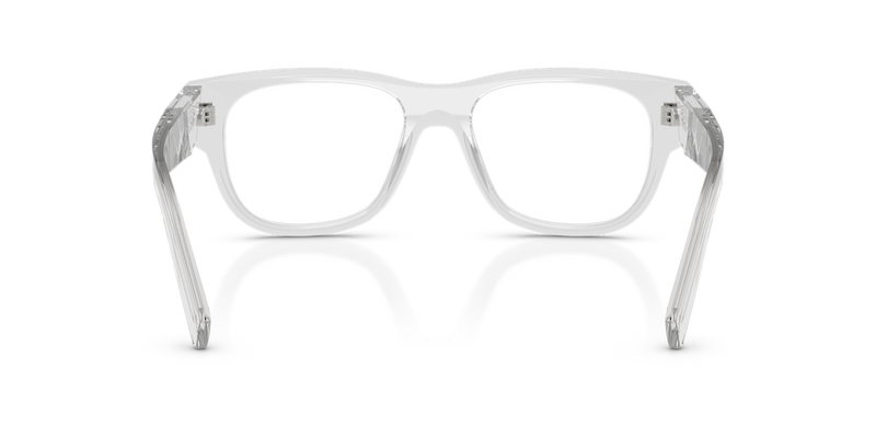 Prada PR D08VU in Transparent Crystal / Demo Lens (12R1O1) - Temple Detail