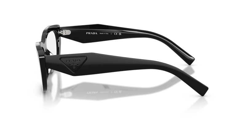 Prada PR D09VF in Black / Demo Lens (16K1O1) - Back View