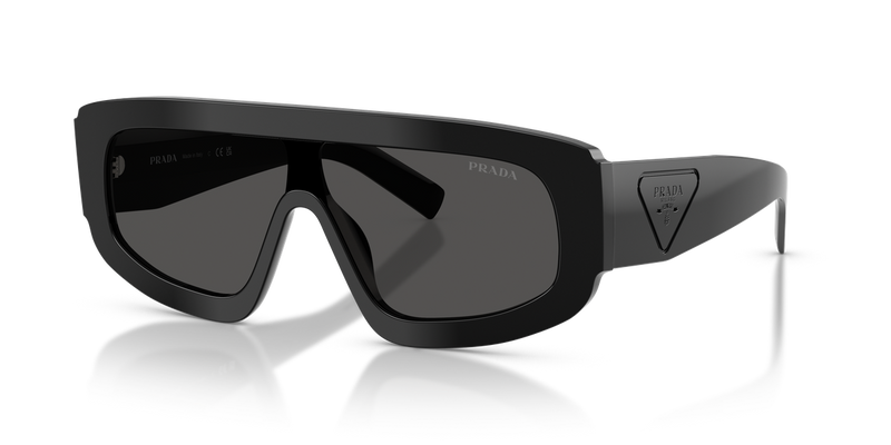 Prada PR D10S in Black / Dark Grey (16K08Z) - Front View