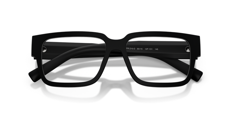 Prada PR D10VD in Matte Black / Demo Lens (12P1O1) - Side View