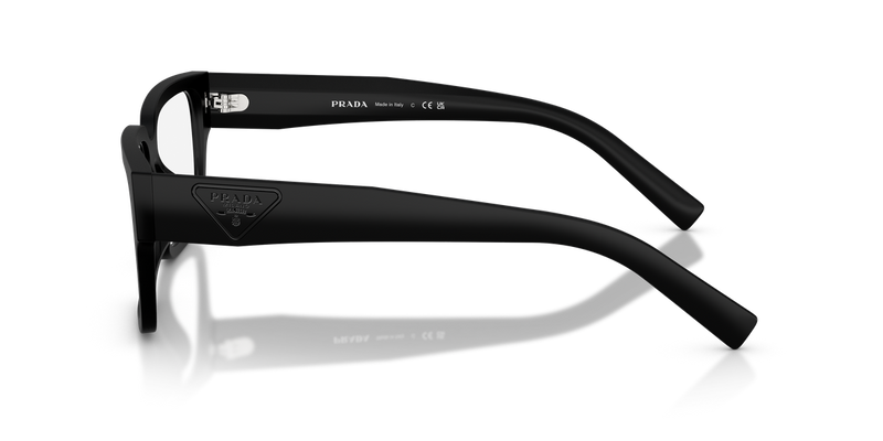 Prada PR D10VD in Matte Black / Demo Lens (12P1O1) - Back View