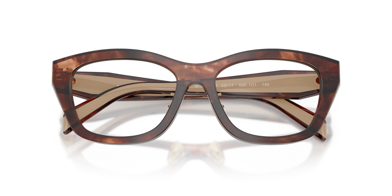 Prada PR D11VD in Caramel Havana / Demo Lens (00K1O1) - Side View