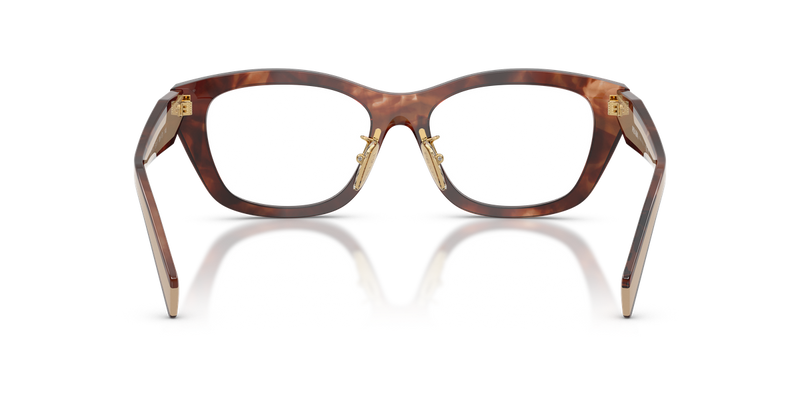Prada PR D11VD in Caramel Havana / Demo Lens (00K1O1) - Temple Detail