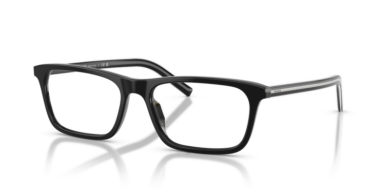 Prada PRD13V in Black/basalt Horn - Alternate View