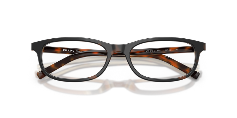 Prada PRD15VU in Cherry Tortoise/Tabacco Horn - Side View
