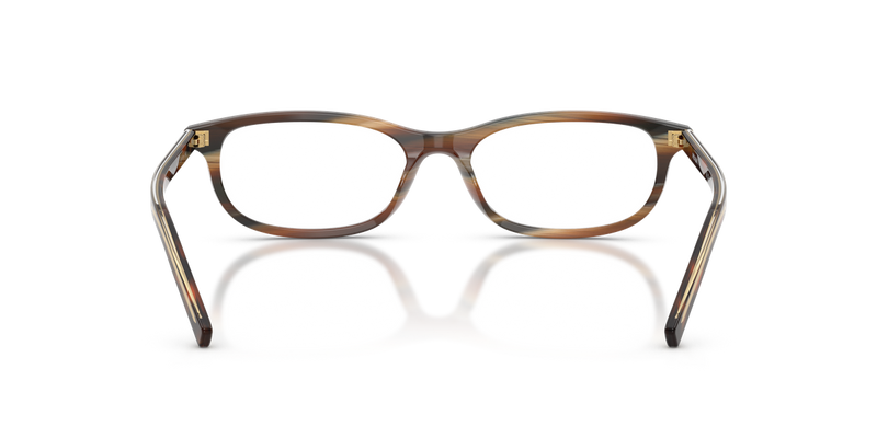 Prada PRD15VU in Cherry Tortoise/Tabacco Horn - Temple Detail