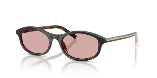 Prada PRD17S - Cherry Tortoise/Tabacco Horn / Light Violet (20P9G1)