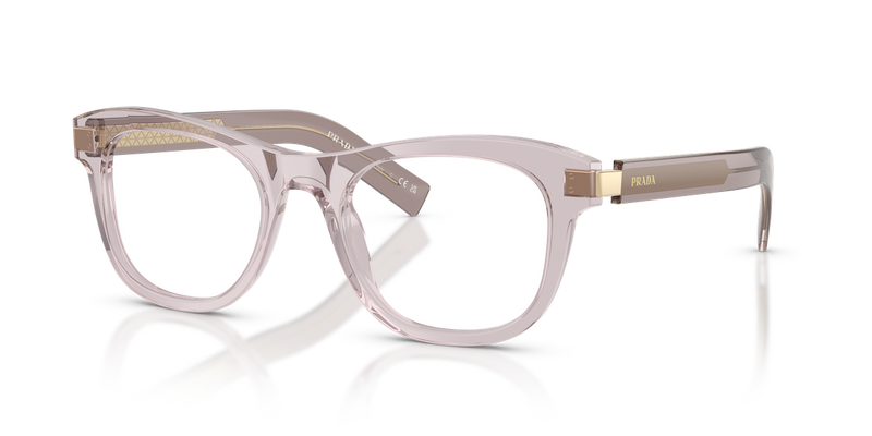 Prada PRD17V in Transparent Mauve - Front View