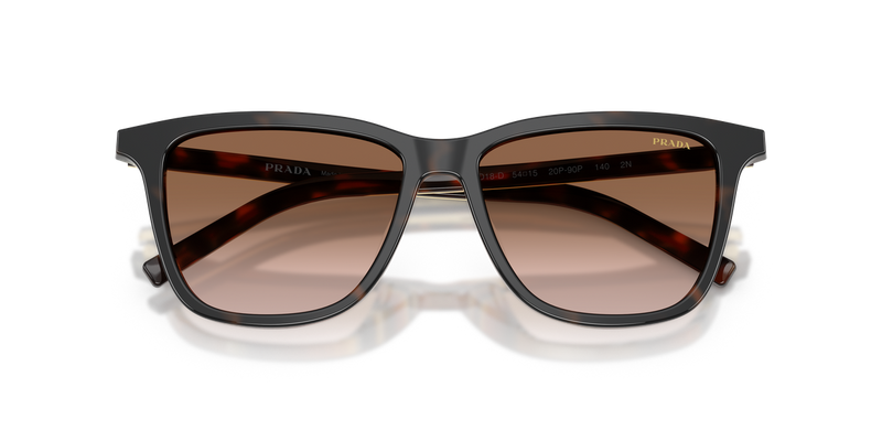 Prada PRD18SD in Cherry Tortoise/Tabacco Horn - Side View