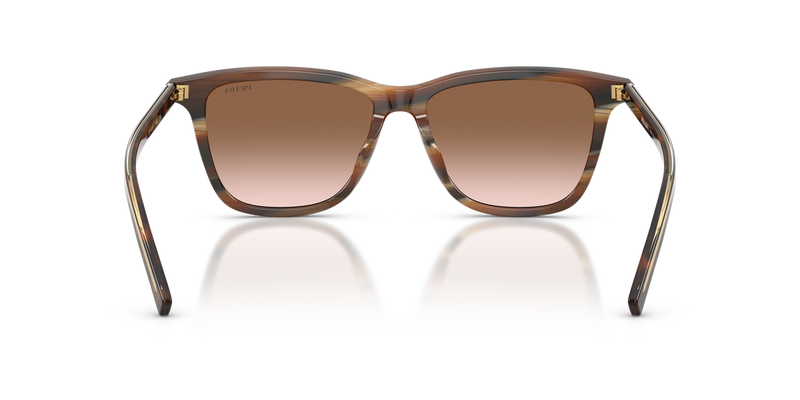 Prada PRD18SD in Cherry Tortoise/Tabacco Horn - Temple Detail